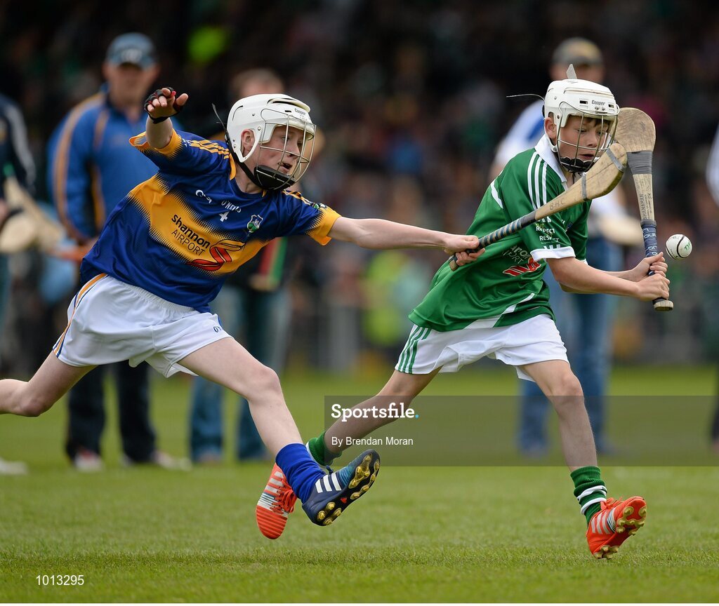 21 June 2015; Action from the Primary Go Games played at half time. Munster GAA Hurling Senior Championship, Semi-Final, Limerick v Tipperary, Gaelic Grounds, Limerick. Picture credit: Brendan Moran / SPORTSFILE