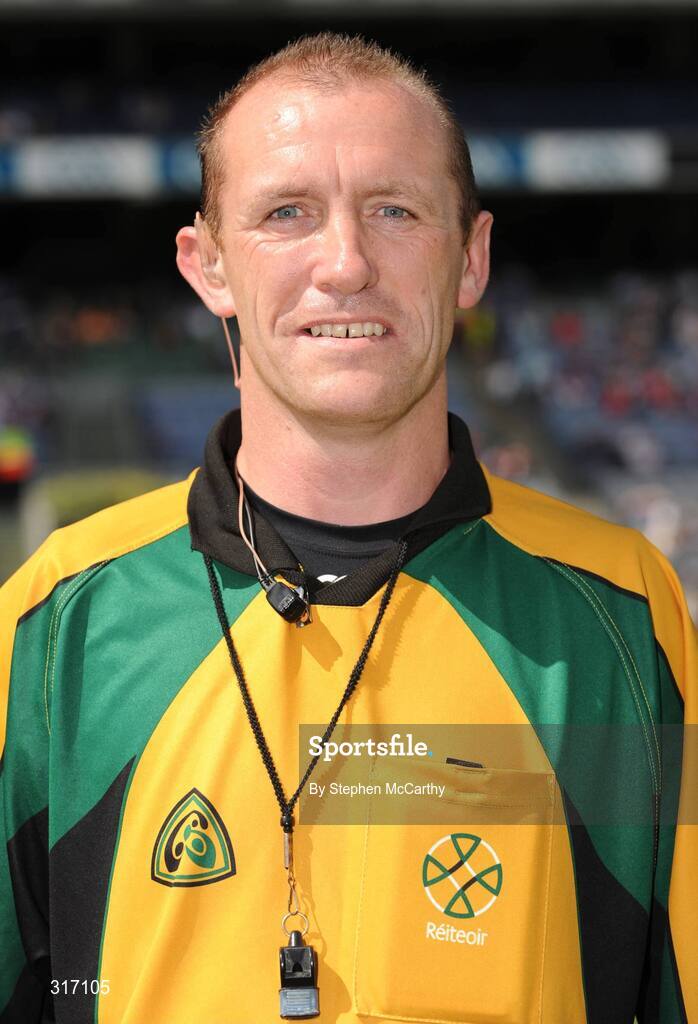 17 August 2008; Referee Anthony Stapleton, Laois. ESB GAA Hurling All-Ireland Minor Championship Semi-Final, Cork v Galway, Croke Park, Dublin. Picture credit: Stephen McCarthy / SPORTSFILE
