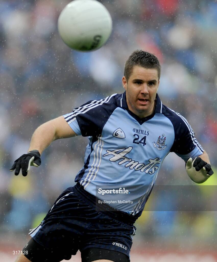 16 August 2008; Brendan McManamon, Dublin. GAA Football All-Ireland Senior C'ship Quarter-Final, Dublin v Tyrone, Croke Park, Dublin. Picture credit: Stephen McCarthy / SPORTSFILE