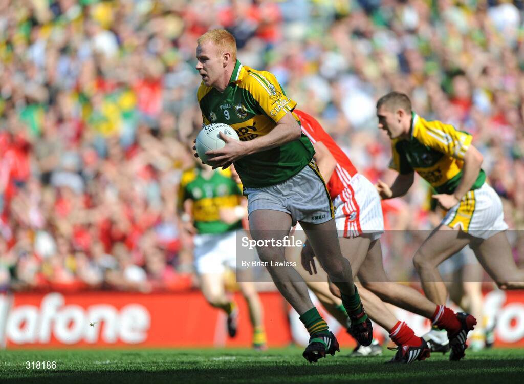 24 August 2008; Kerry's Seamus Scanlon. GAA Football All-Ireland Senior Championship Semi-Final, Kerry v Cork, Croke Park, Dublin. Picture credit: Brian Lawless / SPORTSFILE