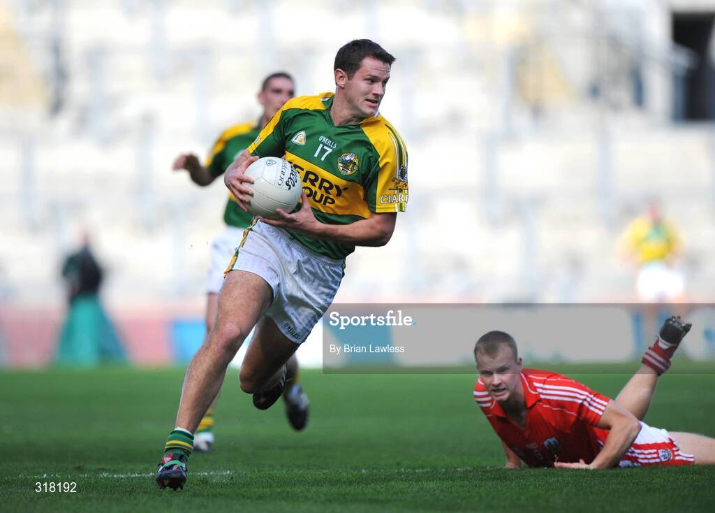 24 August 2008; Kerry's Eoin Brosnan. GAA Football All-Ireland Senior Championship Semi-Final, Kerry v Cork, Croke Park, Dublin. Picture credit: Brian Lawless / SPORTSFILE