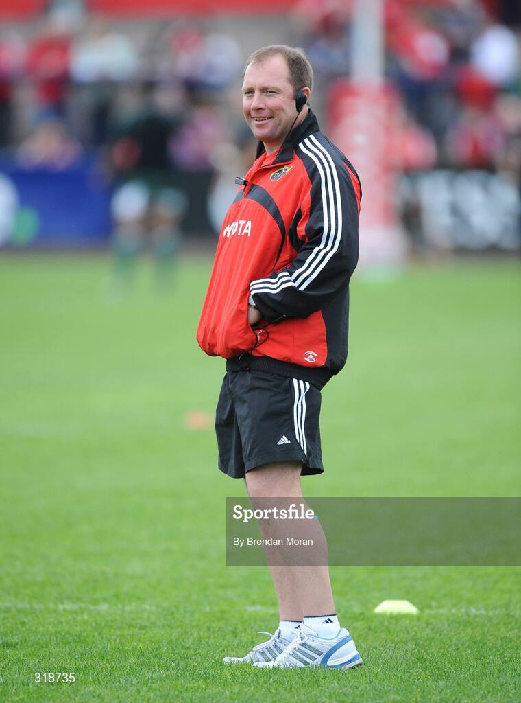 29 August 2008; Tony McGahan, head coach, Munster. Pre-Season Friendly - Munster v London Irish, Musgrave Park, Cork. Picture credit: Brendan Moran / SPORTSFILE