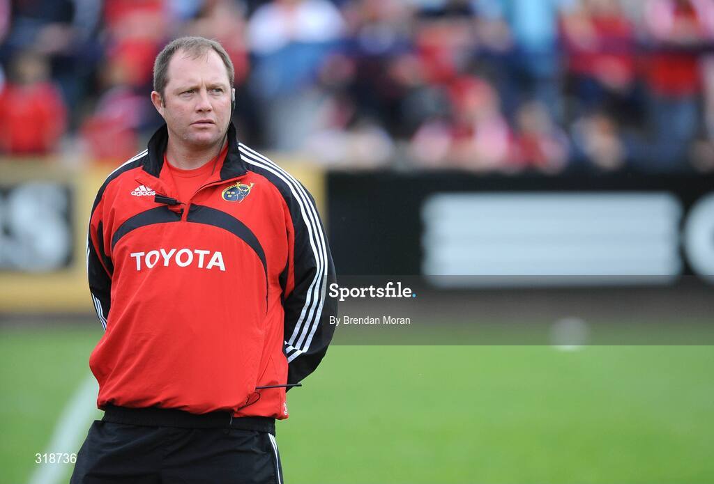 29 August 2008; Tony McGahan, head coach, Munster. Pre-Season Friendly - Munster v London Irish, Musgrave Park, Cork. Picture credit: Brendan Moran / SPORTSFILE