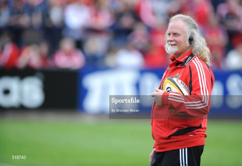 29 August 2008; Laurie Fisher, forwards coach, Munster. Pre-Season Friendly - Munster v London Irish, Musgrave Park, Cork. Picture credit: Brendan Moran / SPORTSFILE