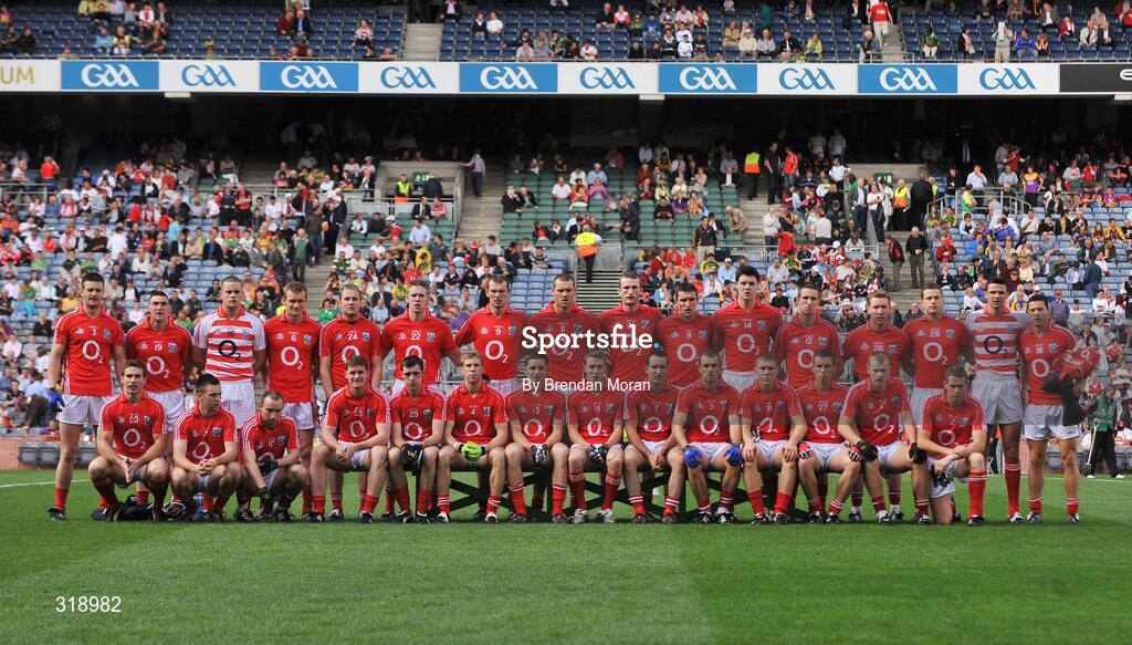 31 August 2008; The Cork squad. GAA Football All-Ireland Senior Championship Semi-Final Replay, Kerry v Cork, Croke Park, Dublin. Picture credit: Brendan Moran / SPORTSFILE