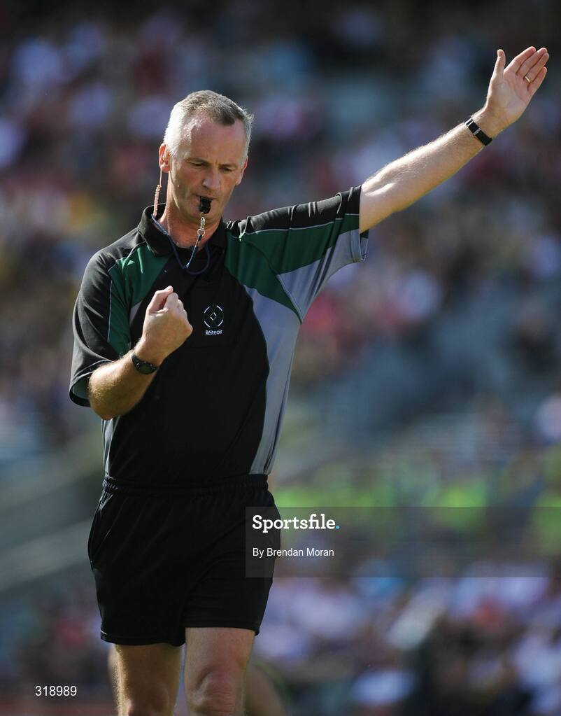 31 August 2008; Jimmy White, Referee. GAA Football All-Ireland Senior Championship Semi-Final Replay, Kerry v Cork, Croke Park, Dublin. Picture credit: Brendan Moran / SPORTSFILE