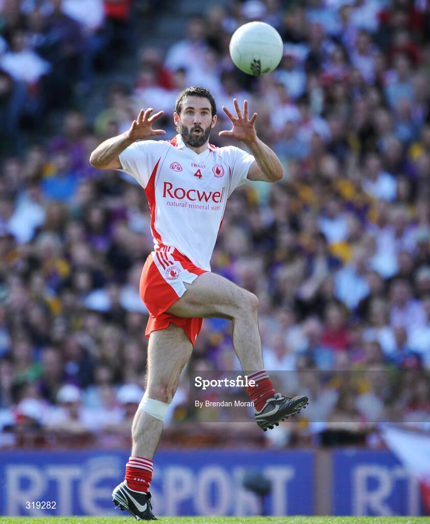 31 August 2008; Ciaran Gourley, Tyrone. GAA Football All-Ireland Senior Championship Semi-Final, Tyrone v Wexford, Croke Park, Dublin. Picture credit: Brendan Moran / SPORTSFILE