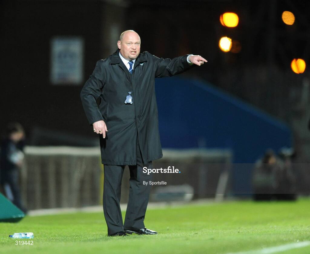 2 September 2008; Linfield manager David Jeffrey during the game. Setanta Sports Cup, Group Two, Linfield v St. Patrick's Athletic, Windsor Park, Belfast, Co. Antrim. Photo by Sportsfile