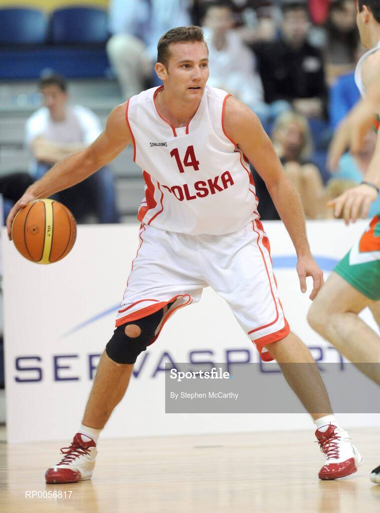 23 August 2008; Lukasz Wichniarz, Poland. Emerald Hoops Day 3, Ireland v Poland, National Basketball Arena, Tallaght, Co. Dublin. Picture credit: Stephen McCarthy / SPORTSFILE