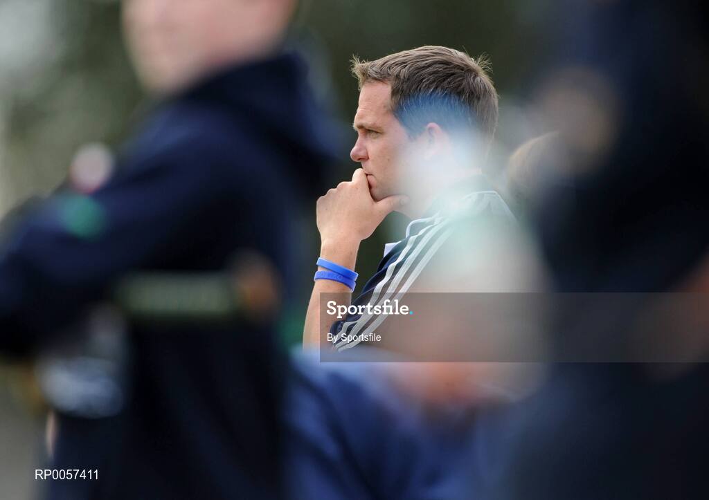 31 August 2008; Waterford senior hurling manager and trainer of Clare camogie team Davy Fitzgerald during the game. All-Ireland Minor A Championship Final, Clare v Kilkenny, Geraldine Park, Athy, Co. Kildare. Photo by Sportsfile