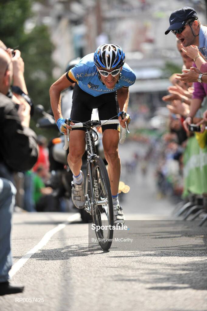 31 August 2008; Michael Barry, Team Columbia, on the approach to the summit of Patrick's Hill, Cork. 2008 Tour of Ireland - Stage 5, Killarney - Cork. Picture credit: Stephen McCarthy / SPORTSFILE