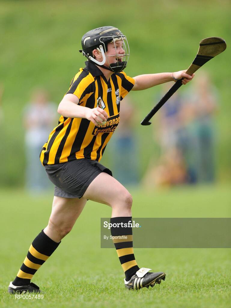 31 August 2008; Katie Power, Kilkenny, celebrates at the end of the game. All-Ireland Minor A Championship Final, Clare v Kilkenny, Geraldine Park, Athy, Co. Kildare. Photo by Sportsfile