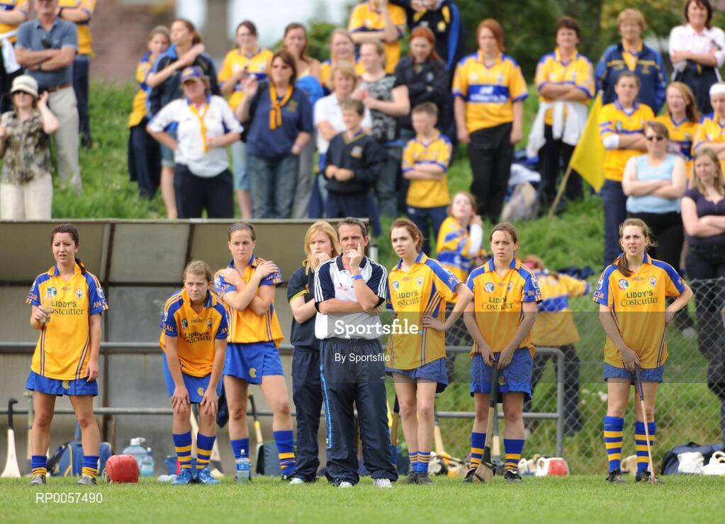 31 August 2008; Waterford senior hurling manager and trainer of Clare camogie team Davy Fitzgerald during the game All-Ireland Minor A Championship Final, Clare v Kilkenny, Geraldine Park, Athy, Co. Kildare. Photo by Sportsfile