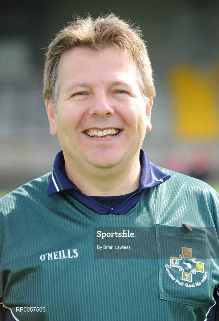 31 August 2008; Referee Sean McIntyre. All-Ireland Ladies U16 A Football Championship Final, Cork v Galway, McDonagh Park, Nenagh, Co. Tipperary. Picture credit: Brian Lawless / SPORTSFILE