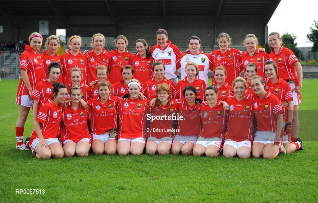 31 August 2008; The Cork squad. All-Ireland Ladies U16 A Football Championship Final, Cork v Galway, McDonagh Park, Nenagh, Co. Tipperary. Picture credit: Brian Lawless / SPORTSFILE