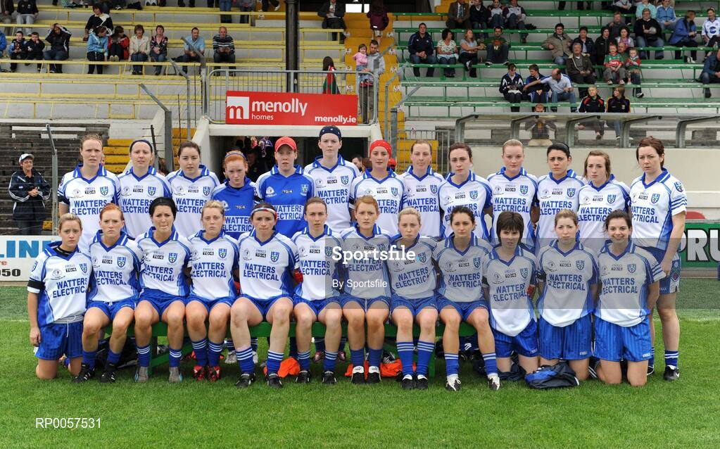 30 August 2008; The Monaghan squad. TG4 All-Ireland Ladies Senior Football Championship Semi-Final, Mayo v Monaghan, Pairc Tailteann, Navan. Photo by Sportsfile