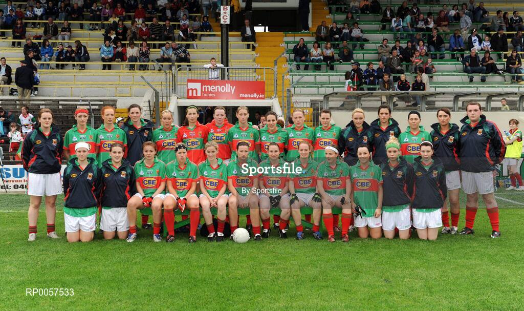 30 August 2008; The Mayo squad. TG4 All-Ireland Ladies Senior Football Championship Semi-Final, Mayo v Monaghan, Pairc Tailteann, Navan. Photo by Sportsfile