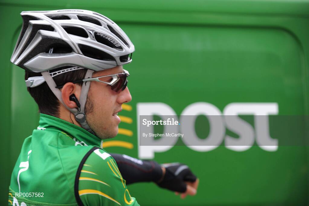 27 August 2008; Mark Cassidy, of the An Post Sponored Sean Kelly team, ahead of the opening stage of the Tour of Ireland. 2008 Tour of Ireland - Stage 1, Dublin - Waterford. Picture credit: Stephen McCarthy / SPORTSFILE  *** Local Caption ***