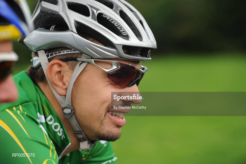 27 August 2008; Kenny Lisabett, of the An Post Sponored Sean Kelly team, during the opening stage of the Tour of Ireland. 2008 Tour of Ireland - Stage 1, Dublin - Waterford. Picture credit: Stephen McCarthy / SPORTSFILE  *** Local Caption ***