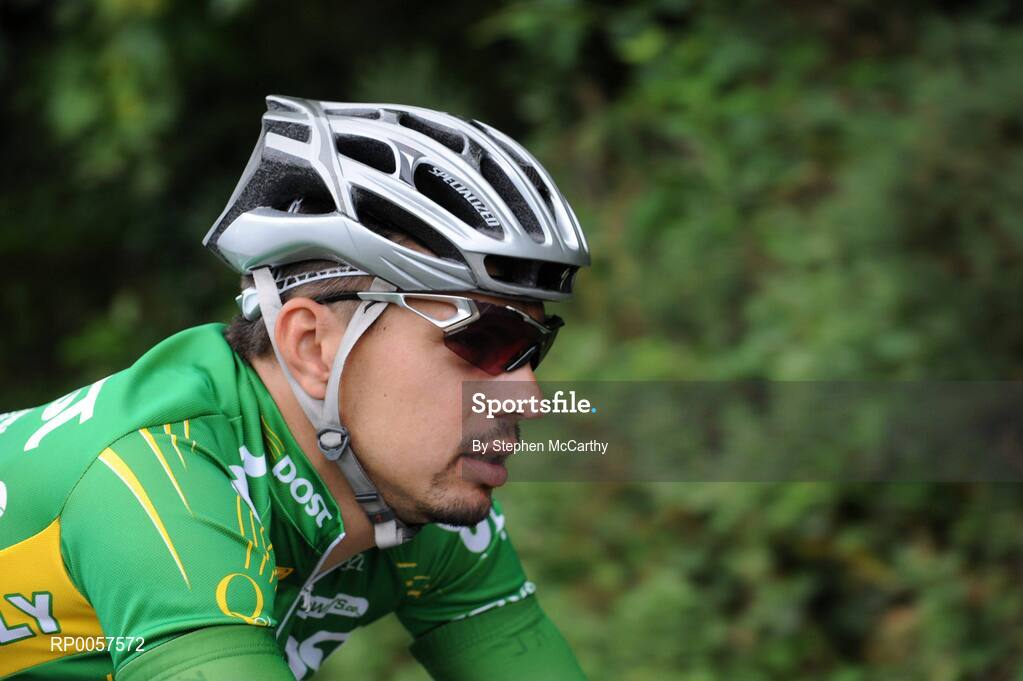 27 August 2008; Kenny Lisabett, of the An Post Sponored Sean Kelly team, during the opening stage of the Tour of Ireland. 2008 Tour of Ireland - Stage 1, Dublin - Waterford. Picture credit: Stephen McCarthy / SPORTSFILE  *** Local Caption ***