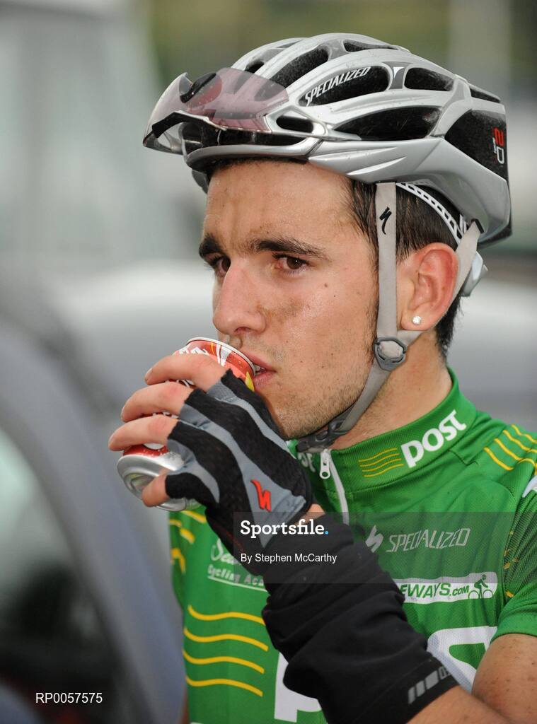 27 August 2008; Mark Caissdy, of the An Post Sponored Sean Kelly team, after the opening stage of the Tour of Ireland. 2008 Tour of Ireland - Stage 1, Dublin - Waterford. Picture credit: Stephen McCarthy / SPORTSFILE  *** Local Caption ***