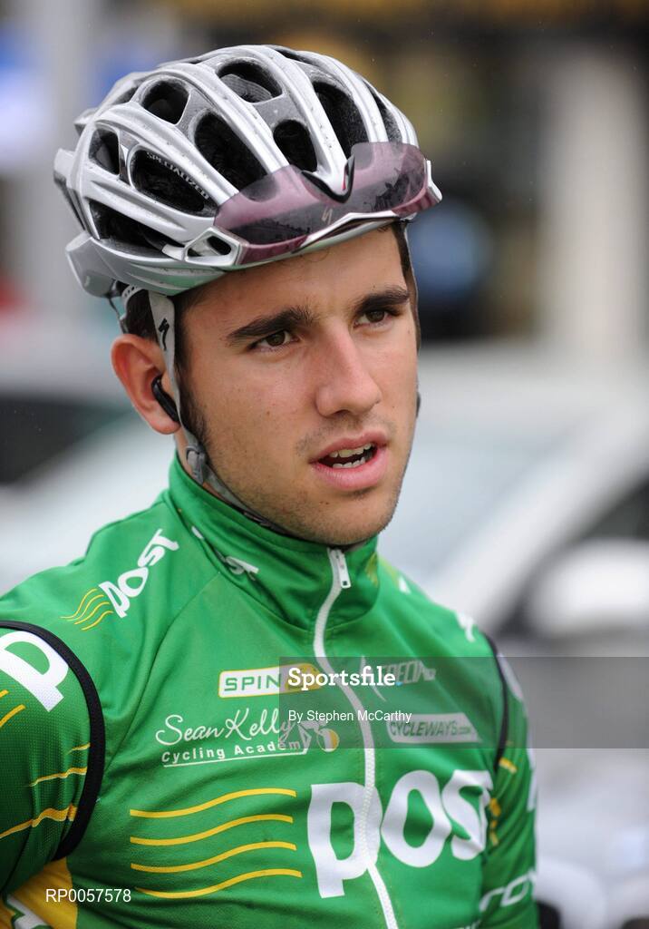 28 August 2008; Mark Cassidy, of the An Post sponsored Sean Kelly team, ahead of the second stage of the Tour of Ireland. 2008 Tour of Ireland - Stage 2, Thurles - Loughrea. Picture credit: Stephen McCarthy / SPORTSFILE  *** Local Caption ***