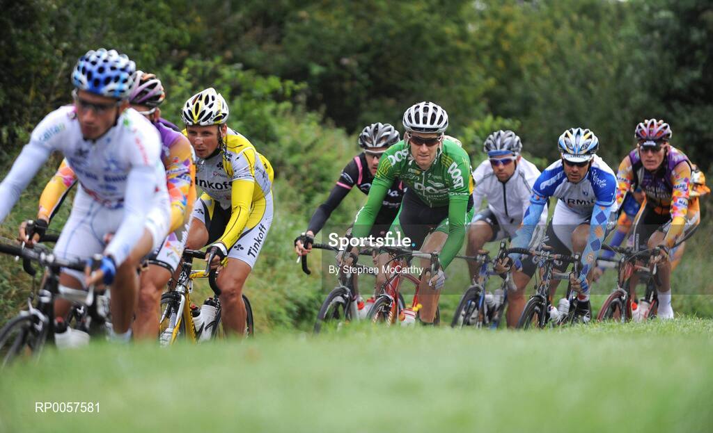 28 August 2008; Daniel Lloyd, of the An Post sponsored Sean Kelly team, in action during the second stage of the Tour of Ireland. 2008 Tour of Ireland - Stage 2, Thurles - Loughrea. Picture credit: Stephen McCarthy / SPORTSFILE  *** Local Caption ***