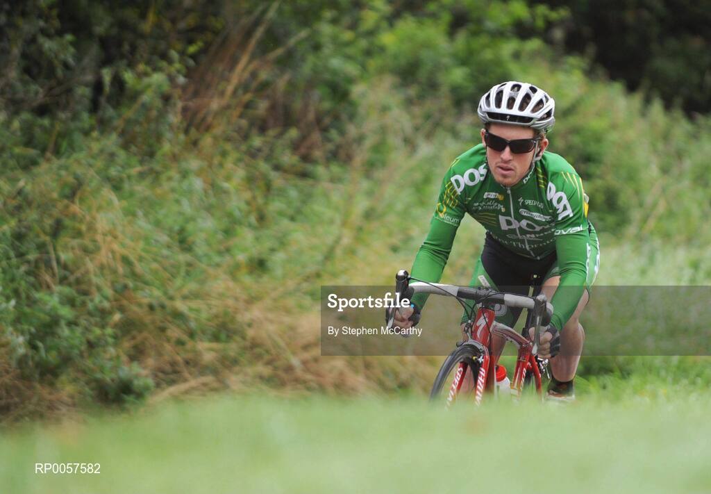 28 August 2008; Paidi O'Brien, of the An Post sponsored Sean Kelly team, in action during the second stage of the Tour of Ireland. 2008 Tour of Ireland - Stage 2, Thurles - Loughrea. Picture credit: Stephen McCarthy / SPORTSFILE  *** Local Caption ***