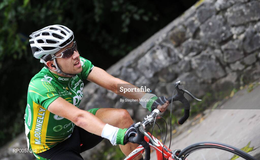 28 August 2008; Mark Cassidy, of the An Post sponsored Sean Kelly team, in action during the second stage of the Tour of Ireland. 2008 Tour of Ireland - Stage 2, Thurles - Loughrea. Picture credit: Stephen McCarthy / SPORTSFILE  *** Local Caption ***