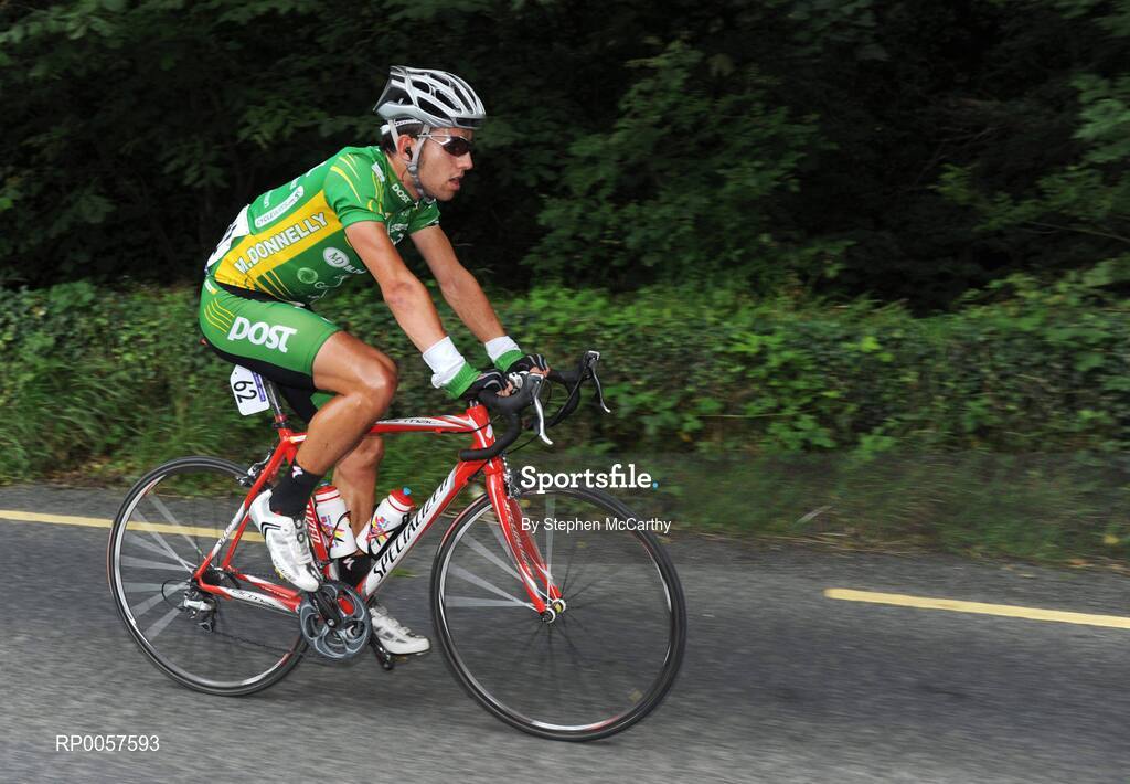 28 August 2008; Mark Cassidy, of the An Post sponsored Sean Kelly team, in action during the second stage of the Tour of Ireland. 2008 Tour of Ireland - Stage 2, Thurles - Loughrea. Picture credit: Stephen McCarthy / SPORTSFILE  *** Local Caption ***