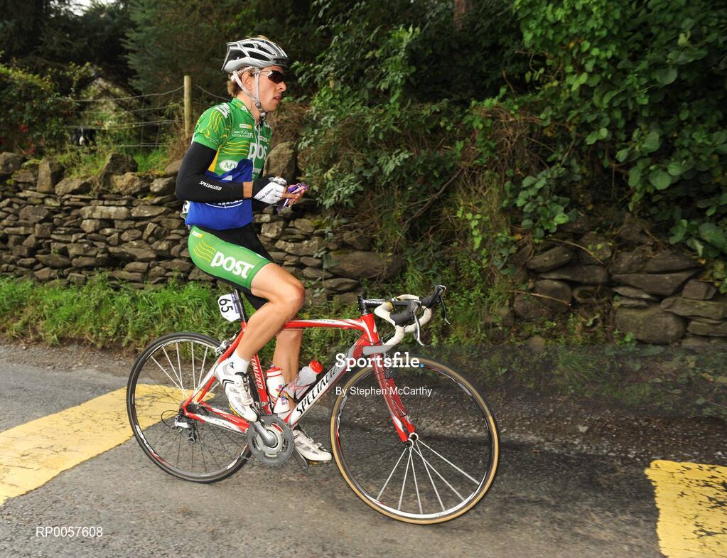 29 August 2008; Dan Fleeman, of the An Post sponsored Sean Kelly team, in action during the third stage of the Tour of Ireland. 2008 Tour of Ireland - Stage 3, Ballinrobe - Galway. Picture credit: Stephen McCarthy / SPORTSFILE  *** Local Caption ***