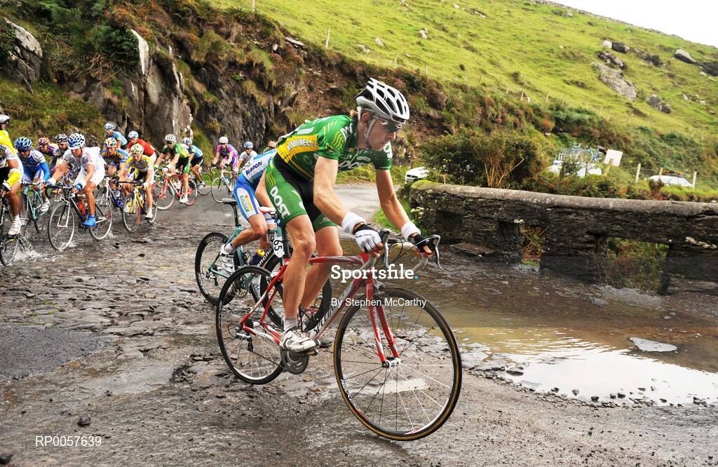 30 August 2008; Dan Fleeman, of the An Post sponsored Sean Kelly team, in action during the fourth stage of the Tour of Ireland. 2008 Tour of Ireland - Stage 4, Limerick - Dingle. Picture credit: Stephen McCarthy / SPORTSFILE  *** Local Caption ***