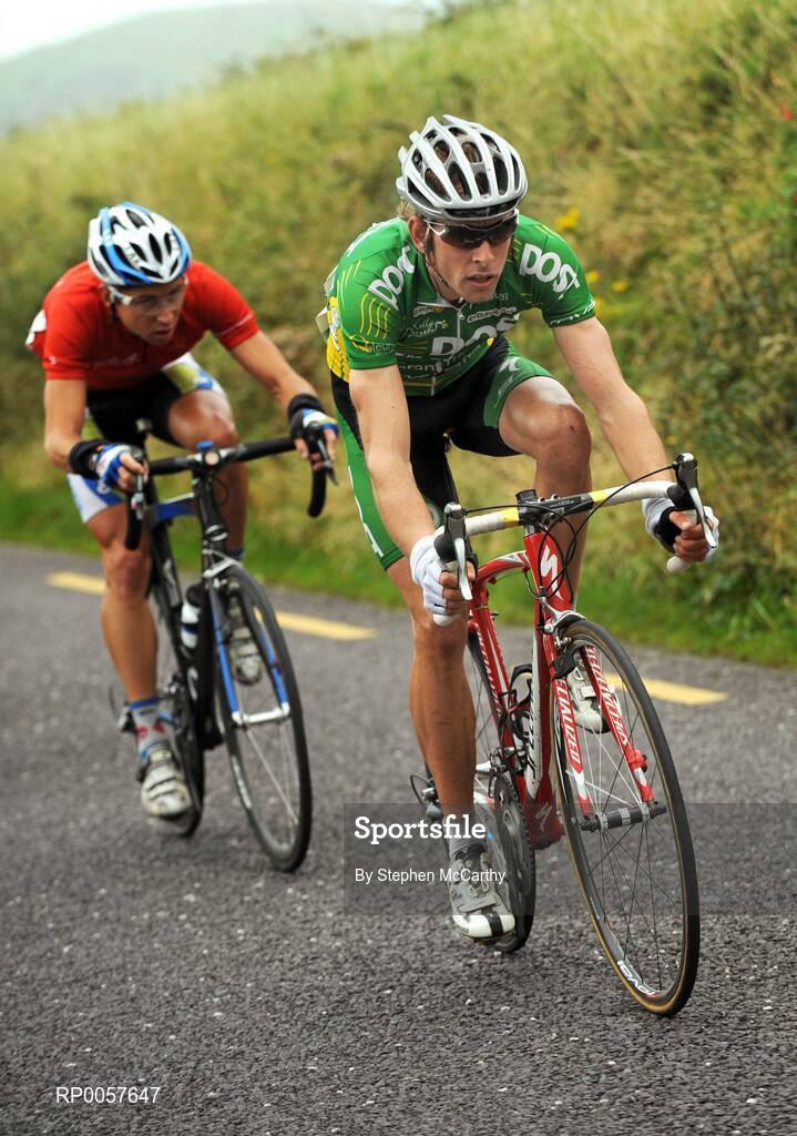 30 August 2008; Dan Fleeman, of the An Post sponsored Sean Kelly team, in action during the fourth stage of the Tour of Ireland. 2008 Tour of Ireland - Stage 4, Limerick - Dingle. Picture credit: Stephen McCarthy / SPORTSFILE  *** Local Caption ***