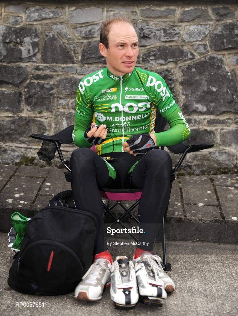 30 August 2008; Benny de Schrooder, of the An Post sponsored Sean Kelly team, before the fourth stage of the Tour of Ireland. 2008 Tour of Ireland - Stage 4, Limerick - Dingle. Picture credit: Stephen McCarthy / SPORTSFILE  *** Local Caption ***