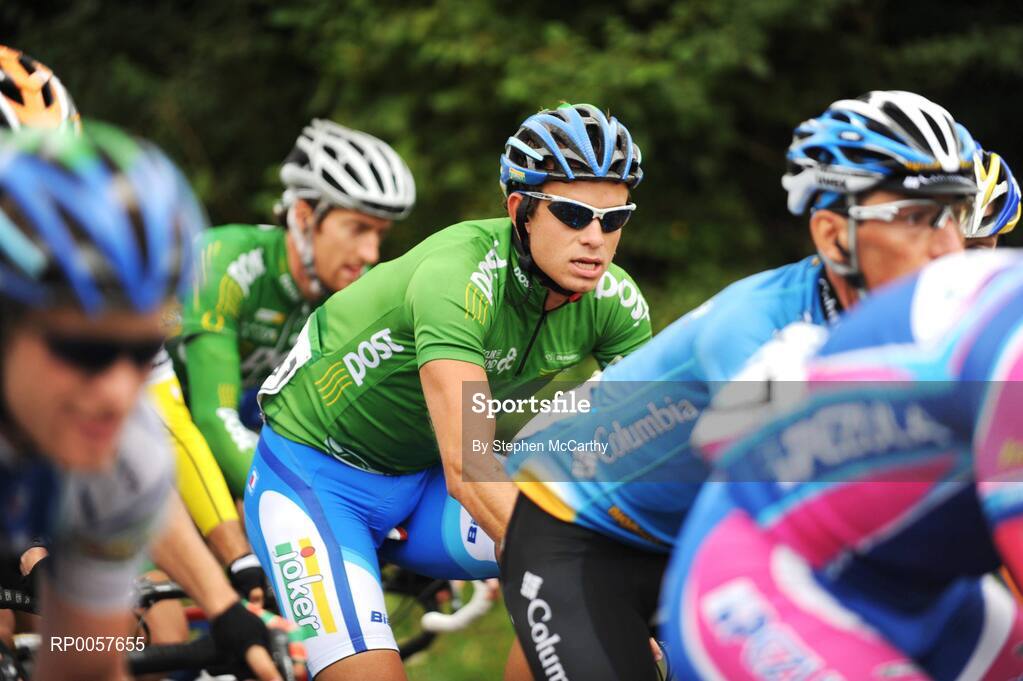 30 August 2008; Wearer of the An Post sponsored green jersey Alexander Kristoff, Joker Bianchi Team, in action during the fourth stage of the Tour of Ireland. 2008 Tour of Ireland - Stage 4, Limerick - Dingle. Picture credit: Stephen McCarthy / SPORTSFILE  *** Local Caption ***