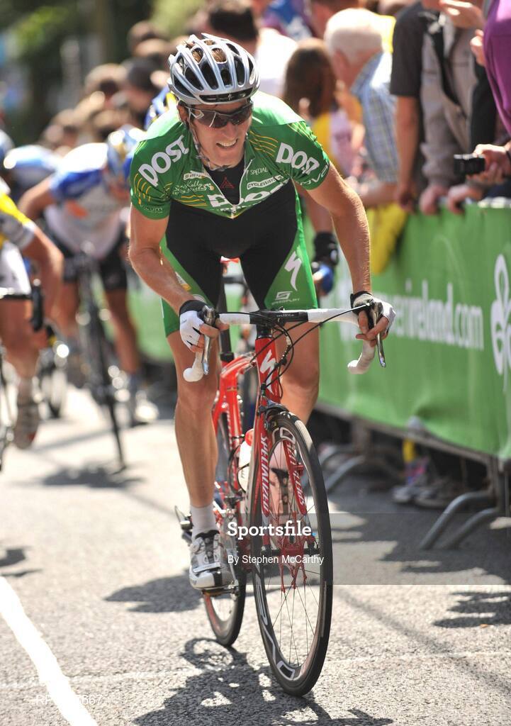 31 August 2008; Daniel Lloyd, of the An Post sponsored Sean Kelly team, in action during the fourth stage of the Tour of Ireland. 2008 Tour of Ireland - Stage 5, Killarney - Cork. Picture credit: Stephen McCarthy / SPORTSFILE  *** Local Caption ***