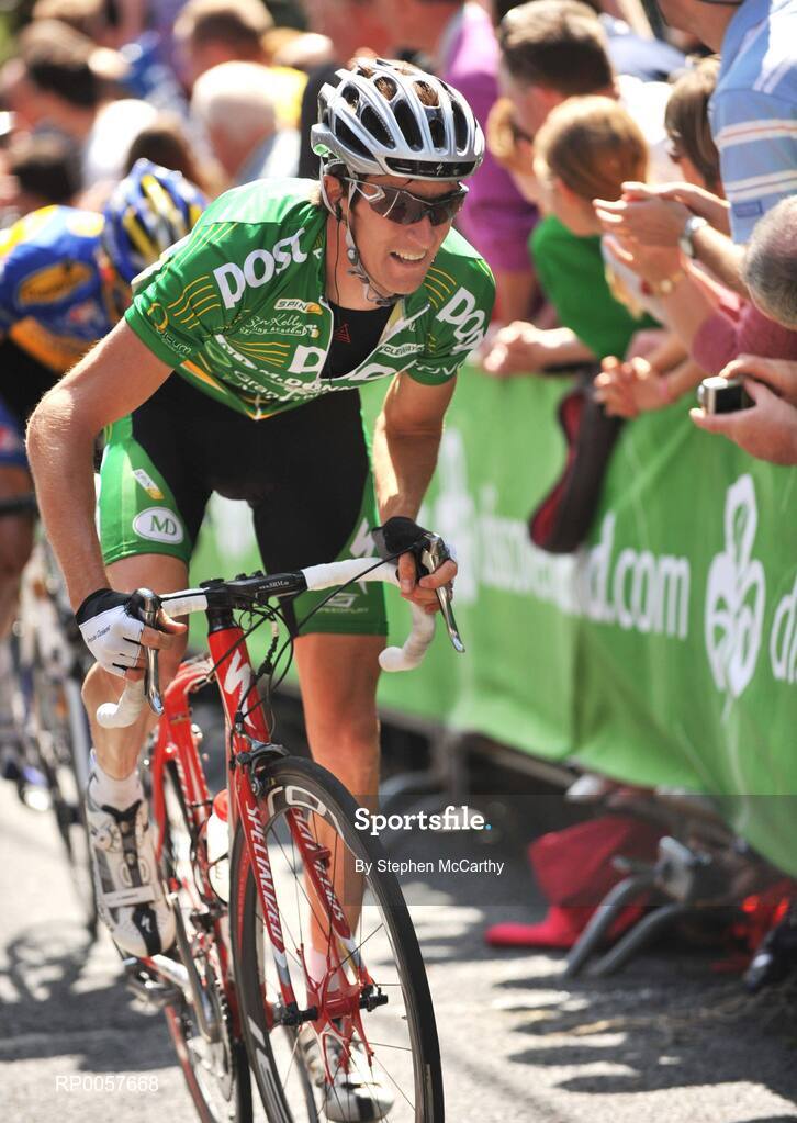 31 August 2008; Daniel Lloyd, of the An Post sponsored Sean Kelly team, in action during the fourth stage of the Tour of Ireland. 2008 Tour of Ireland - Stage 5, Killarney - Cork. Picture credit: Stephen McCarthy / SPORTSFILE  *** Local Caption ***