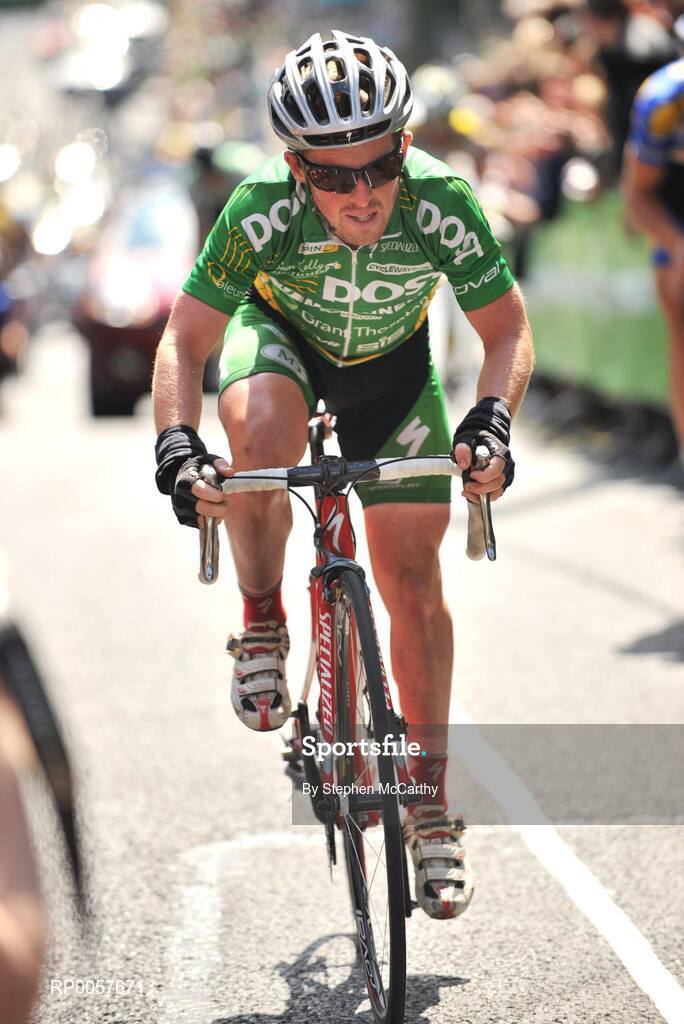 31 August 2008; Paidi O'Brien, of the An Post sponsored Sean Kelly team, in action during the fourth stage of the Tour of Ireland. 2008 Tour of Ireland - Stage 5, Killarney - Cork. Picture credit: Stephen McCarthy / SPORTSFILE  *** Local Caption ***
