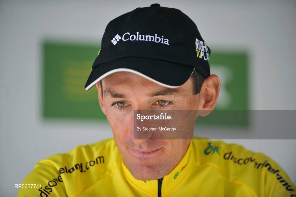 31 August 2008; Marco Pinotti, Team Columba, after winning the Tour of Ireland. 2008 Tour of Ireland - Stage 5, Killarney - Cork. Picture credit: Stephen McCarthy / SPORTSFILE  *** Local Caption ***