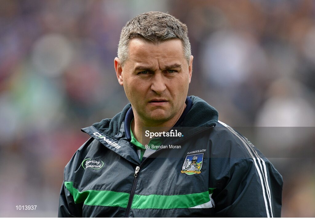 21 June 2015; TJ Ryan, Limerick manager. Munster GAA Hurling Senior Championship, Semi-Final, Limerick v Tipperary, Gaelic Grounds, Limerick. Picture credit: Brendan Moran / SPORTSFILE