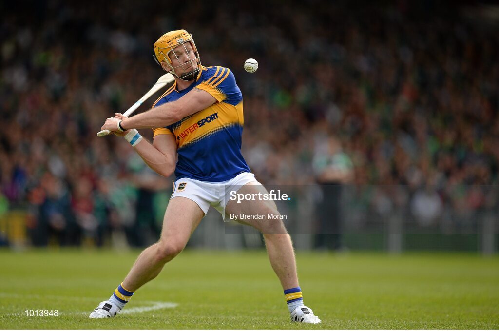 21 June 2015; Padraic Maher, Tipperary. Munster GAA Hurling Senior Championship, Semi-Final, Limerick v Tipperary, Gaelic Grounds, Limerick. Picture credit: Brendan Moran / SPORTSFILE
