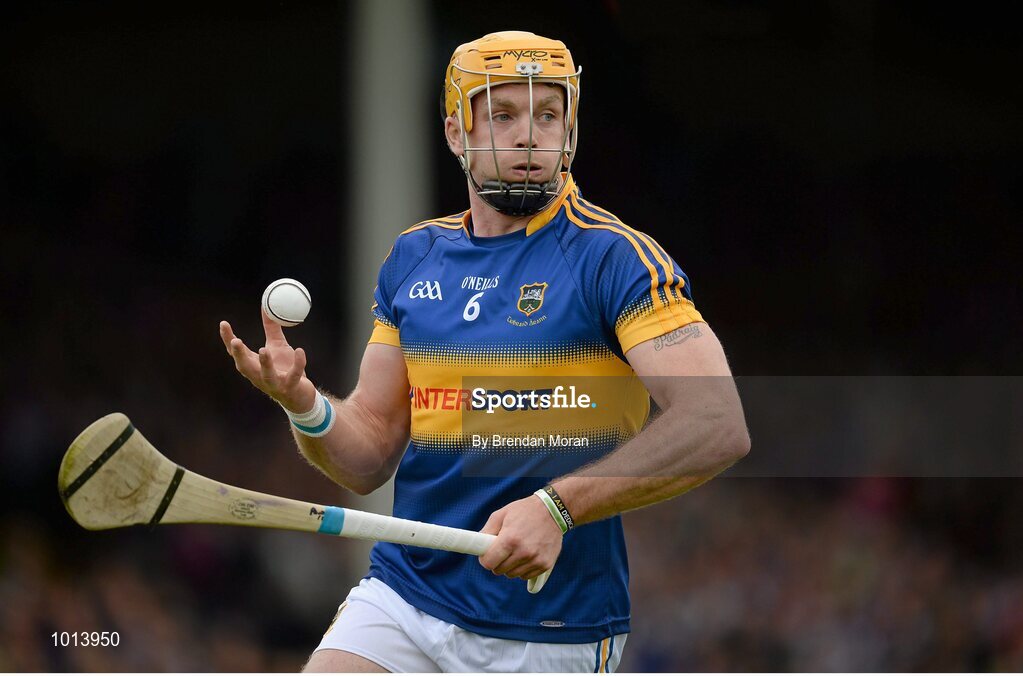 21 June 2015; Padraic Maher, Tipperary. Munster GAA Hurling Senior Championship, Semi-Final, Limerick v Tipperary, Gaelic Grounds, Limerick. Picture credit: Brendan Moran / SPORTSFILE