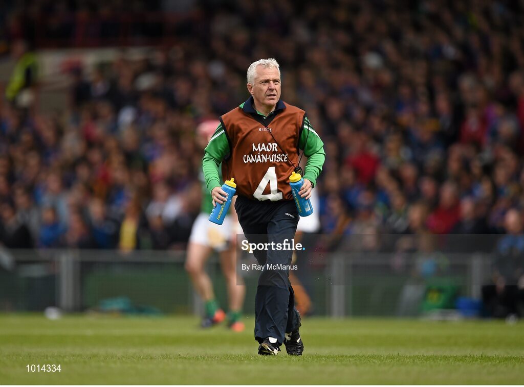 21 June 2015; Member of the Limerick backroom team Conor McCarthy. Munster GAA Hurling Senior Championship, Semi-Final, Limerick v Tipperary, Gaelic Grounds, Limerick. Picture credit: Ray McManus / SPORTSFILE