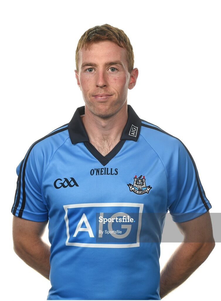 22 June 2015; Jonny McCaffrey, Dublin. Dublin Hurling Squad Portraits 2015. DCU Sports Centre, DCU Photo by Sportsfile