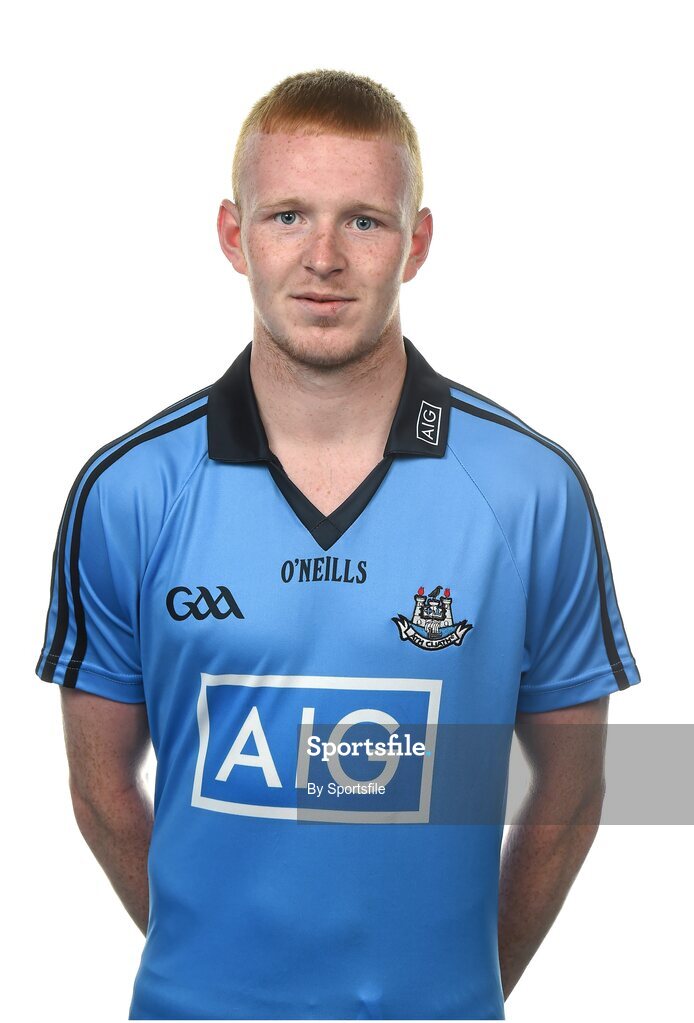 22 June 2015; Fiontán McGibb, Dublin. Dublin Hurling Squad Portraits 2015. DCU Sports Centre, DCU Photo by Sportsfile