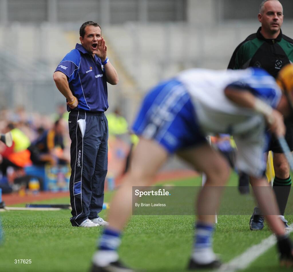 17 August 2008; Waterford manager Davy Fitzgerald. GAA Hurling All-Ireland Senior Championship Semi-Final, Tipperary v Waterford, Croke Park, Dublin. Picture credit: Brian Lawless / SPORTSFILE