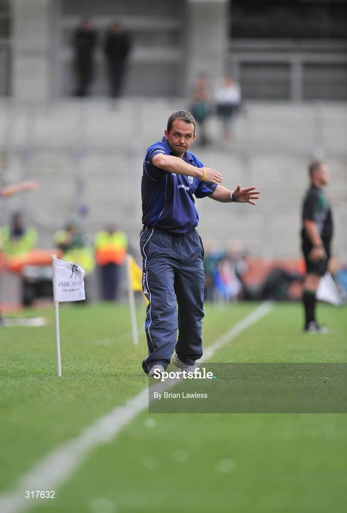 17 August 2008; Waterford manager Davy Fitzgerald. GAA Hurling All-Ireland Senior Championship Semi-Final, Tipperary v Waterford, Croke Park, Dublin. Picture credit: Brian Lawless / SPORTSFILE