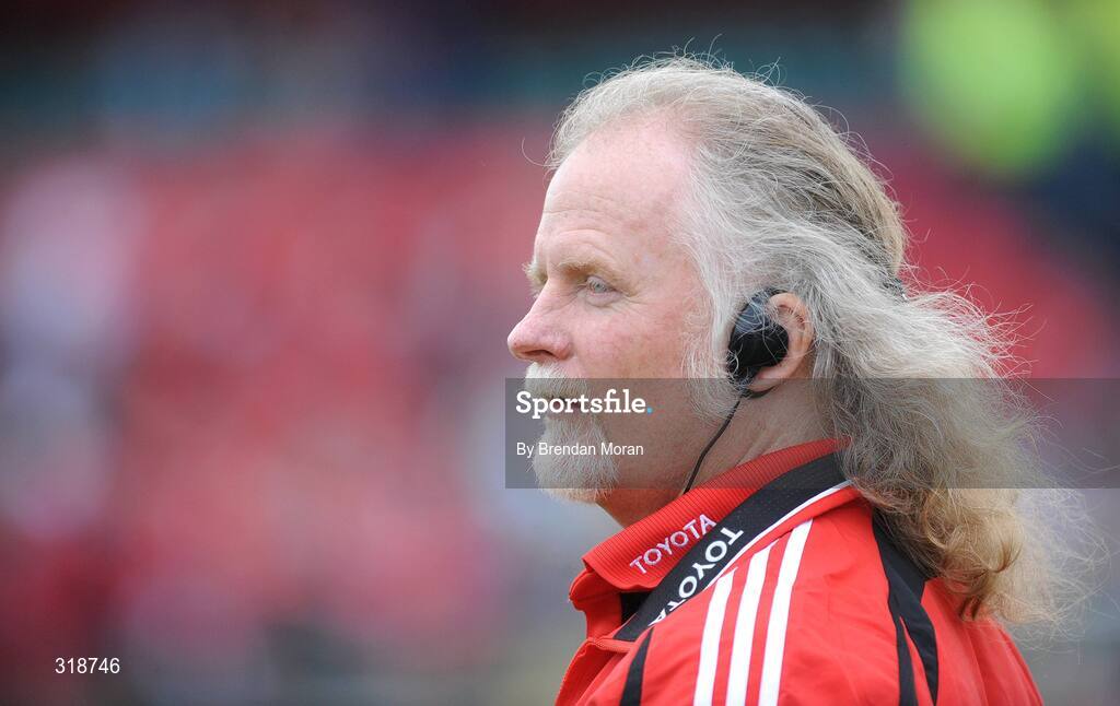 29 August 2008; Laurie Fisher, forwards coach, Munster. Pre-Season Friendly - Munster v London Irish, Musgrave Park, Cork. Picture credit: Brendan Moran / SPORTSFILE