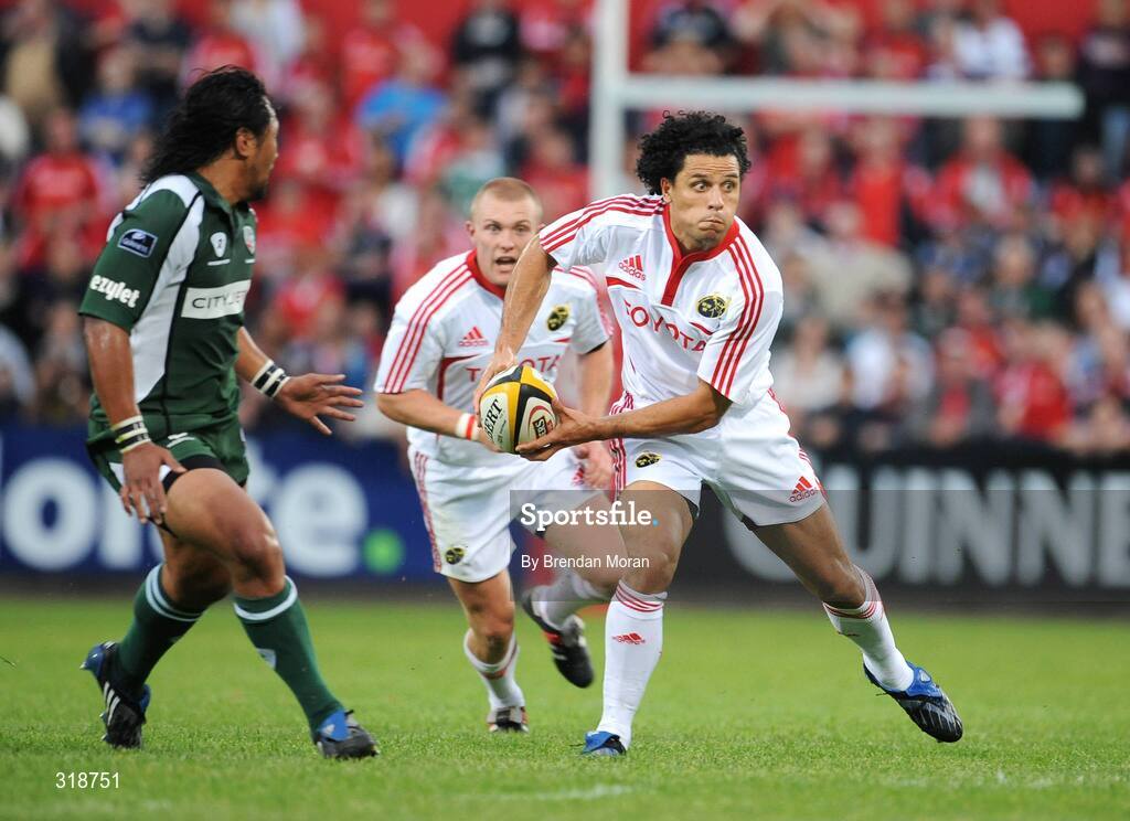 29 August 2008; Doug Howlett, Munster. Pre-Season Friendly - Munster v London Irish, Musgrave Park, Cork. Picture credit: Brendan Moran / SPORTSFILE
