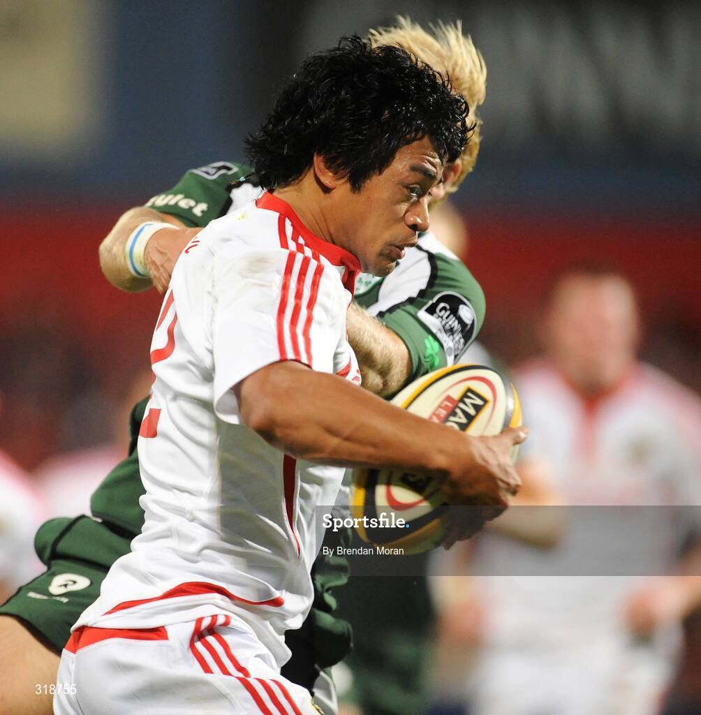 29 August 2008; Lifeimi Mafi, Munster. Pre-Season Friendly - Munster v London Irish, Musgrave Park, Cork. Picture credit: Brendan Moran / SPORTSFILE